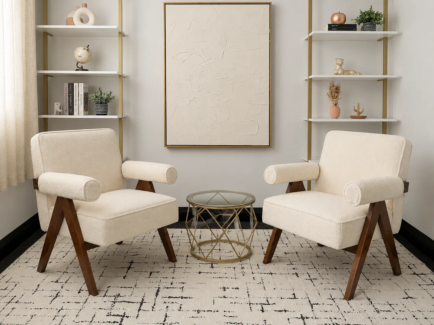 Lounge Chairs setup in The Gallery